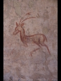 05775 ostia - regio iii - insula ix - casa delle pareti gialle (iii,ix,12) - raum 4 - nordwand - detail - re seite - gazelle.jpg